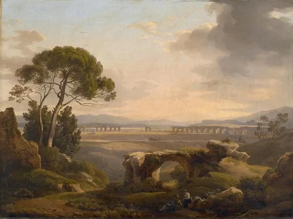 8-Luigi Basiletti – Veduta della campagna romana - Pinacoteca Tosio Martinengo, Brescia